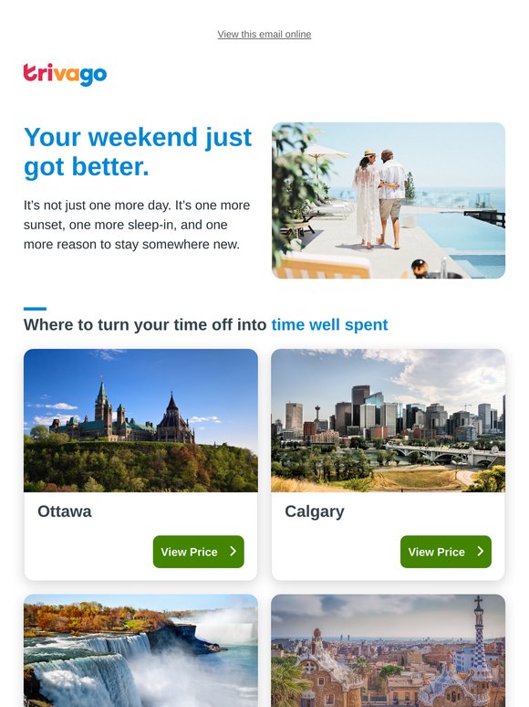 Long weekend plans? Right this way👇