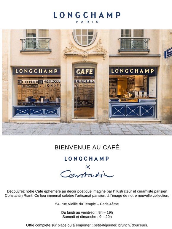 Le Café Longchamp x Constantin est ouvert