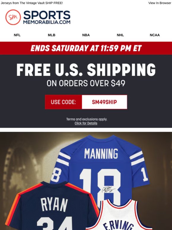 FREE Shipping on Legendary Autographs
