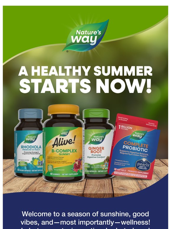 ☀️ Your healthiest summer starts now!