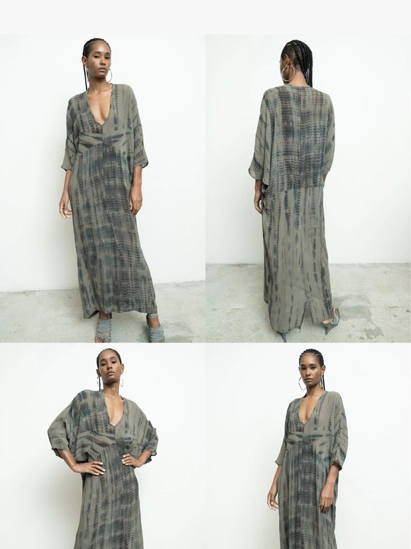 Artisan Hand Dyed Tristan Dress...