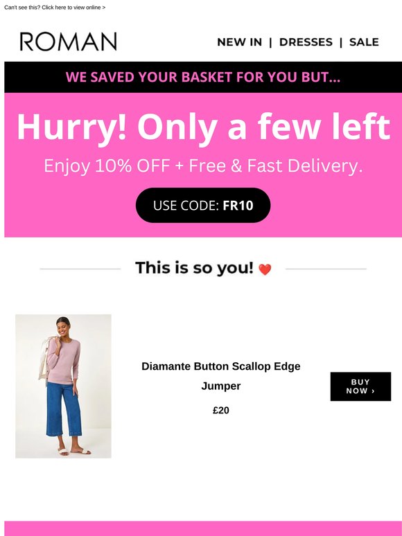 Don't forget your basket ...