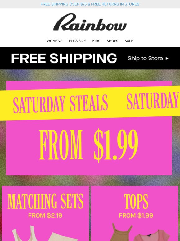 🤫 Ptsssss, Rainbow Babe...These Are A Legit Steal.