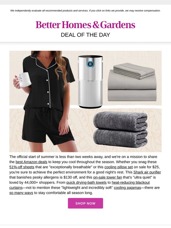 Found: The Best Deals to Keep You Cool and Comfortable All Summer