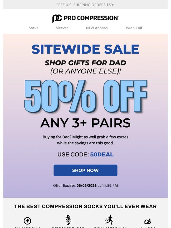 Comfort for dad. Savings for you. ✅