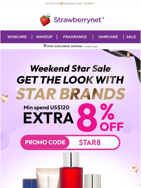 Extra 8% Off😉3-Day Star Sale⭐️