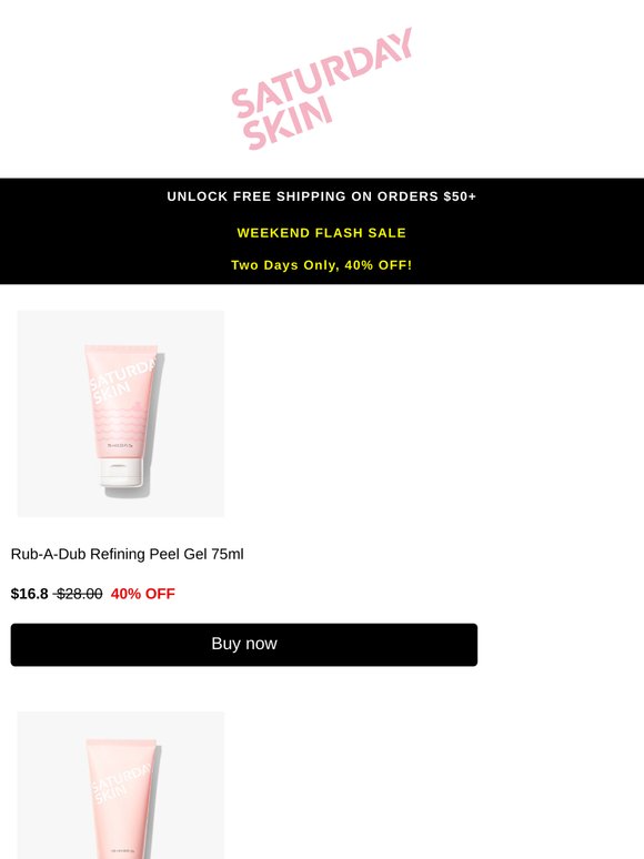 Weekend Flash Sale: Score 40% Off for Best Selling Items + Double Points+Free Gift!