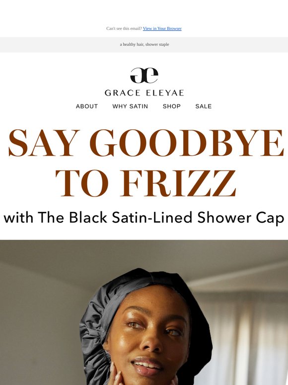 Back In Stock: The Remarkable Satin-lined Shower Cap
