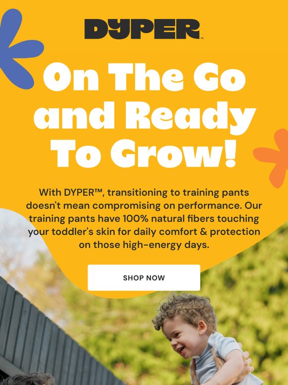 DYPER grows with your little one 👶