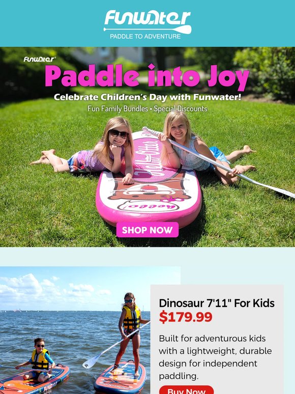 🎈 Kids' Day Deals – Shop Paddleboards Now!