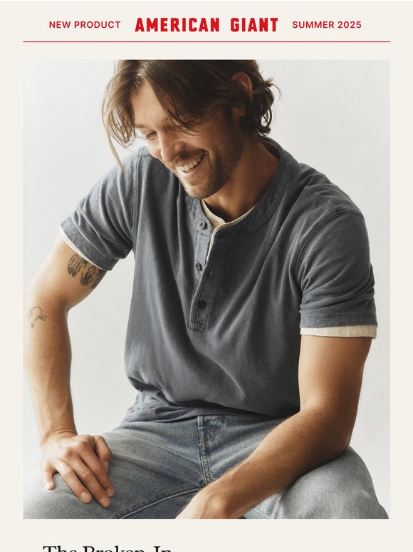 The New Men's Henley Tee