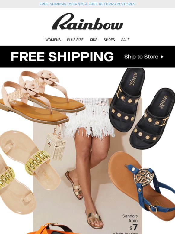 🏖️ Summer + Sandals = Happiness.