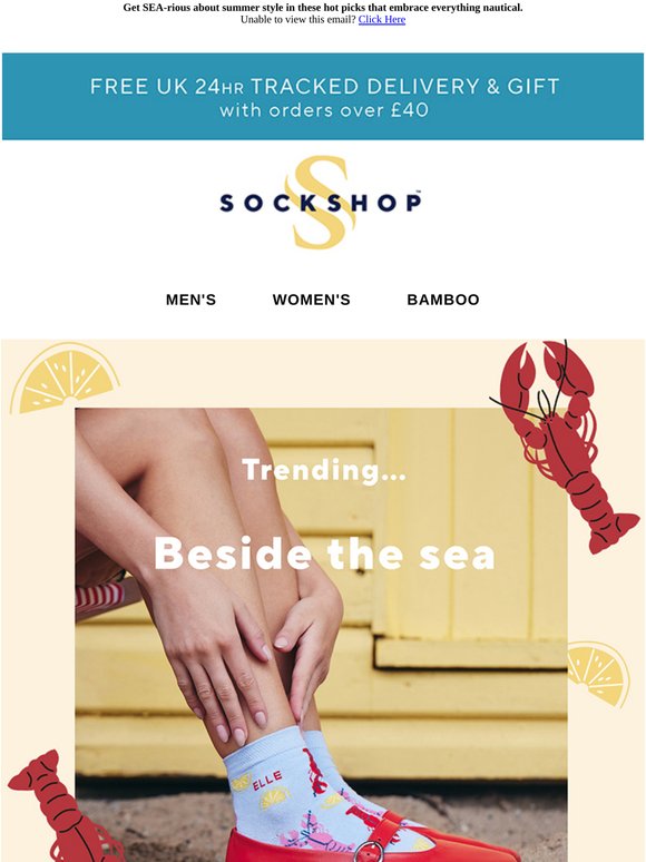 Trending: Seaside style 🌊🦞⚓