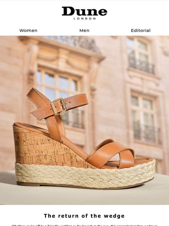 Spotlight on: Wedge sandals