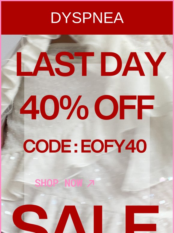 Last day of sale 🌬️