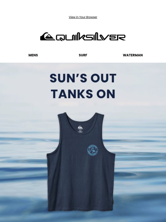 Sun’s Out ☀️ Tanks On!