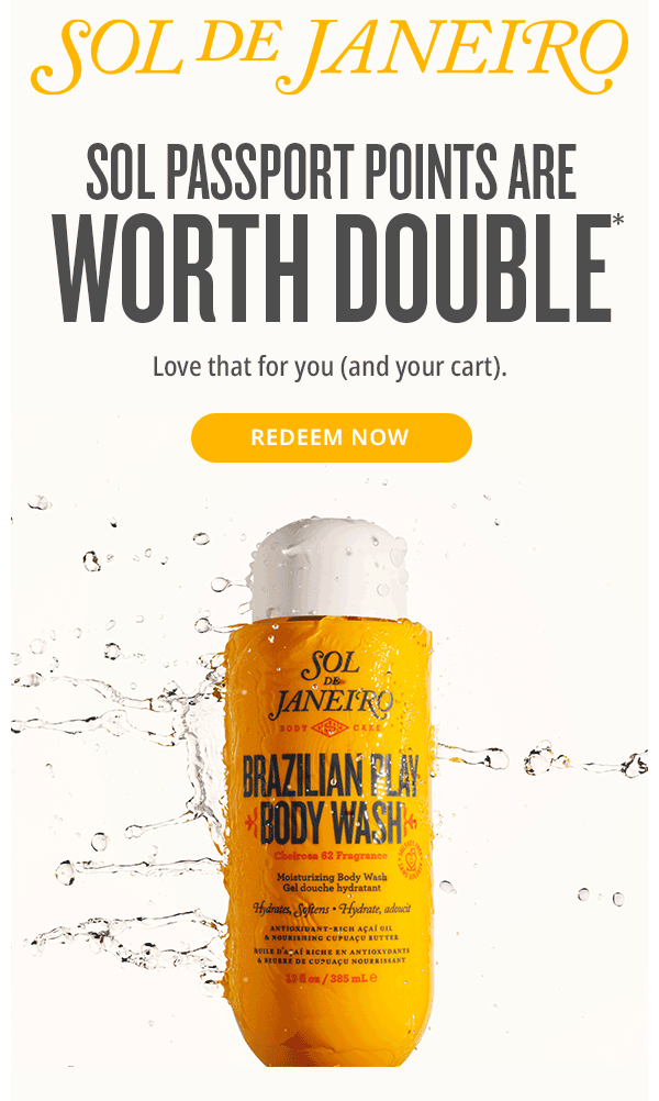 SOL PASSPORT POINTS ARE WORTH DOUBLE* - REDEEM NOW