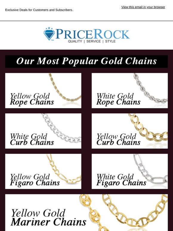 Find the perfect gold chain for Dad this Father's Day