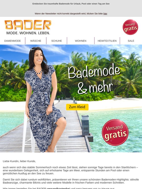 🩱🏖 Unsere stilvollen Bademoden-Highlights für Ihren Sommer 🏖🩱