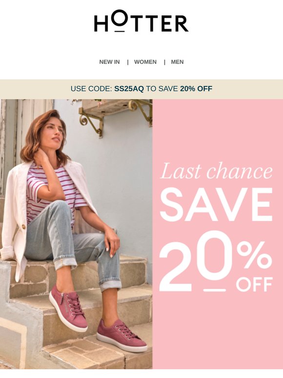 Last chance | Save 20% off