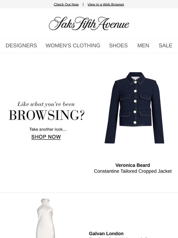 Still thinking about your  Veronica Beard item & more?