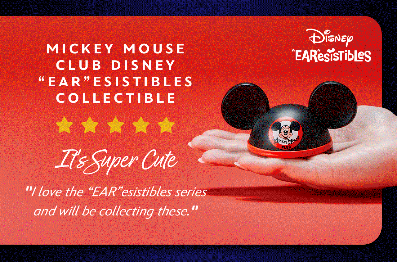 Mickey Mouse Club Disney �EAR�esistibles Collectible. 5 out of 5 stars. It's Super Cute. I love the �EAR�esistibles series and will be collecting these. | Shop Now