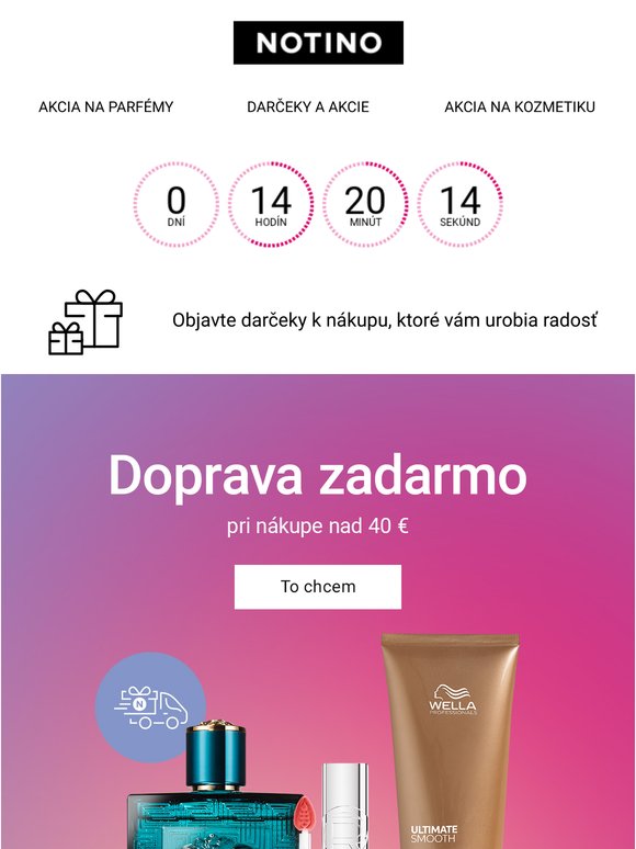 POSLEDNÉ HODINY: Doprava zadarmo je tu! 🚛