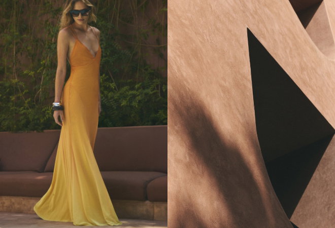 Ombre Mesh Strappy Beach Dress