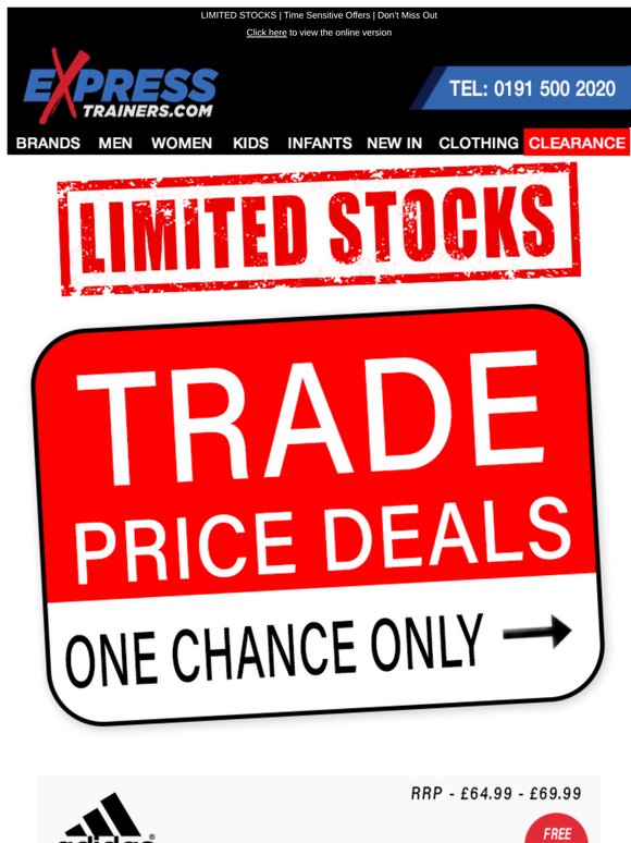 Our Best Trade Price Deals | Free Delivery | Guaranteed Best Prices ✔