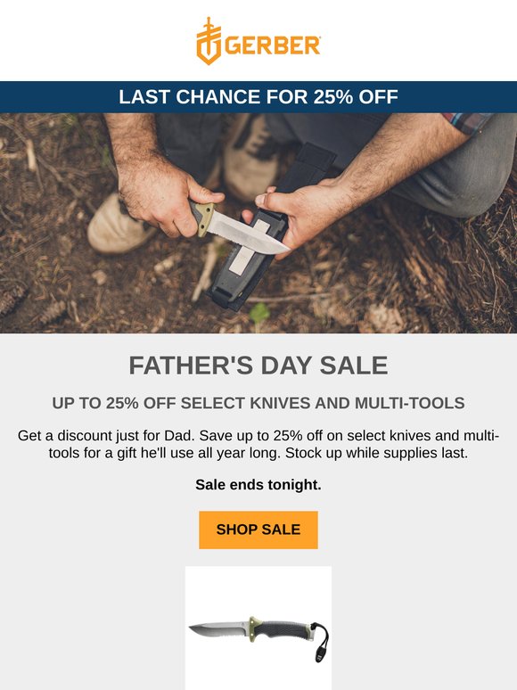 Sale Ends Tonight!