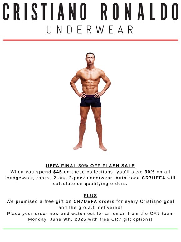 Siiiuuu!! What a match ⚽️ 30% off+gift...
