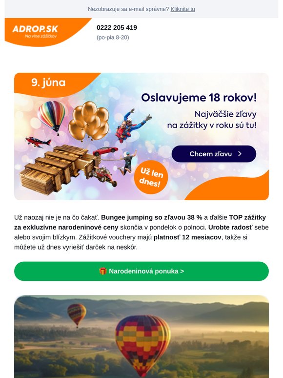 ⌛ Zostáva posledný deň...