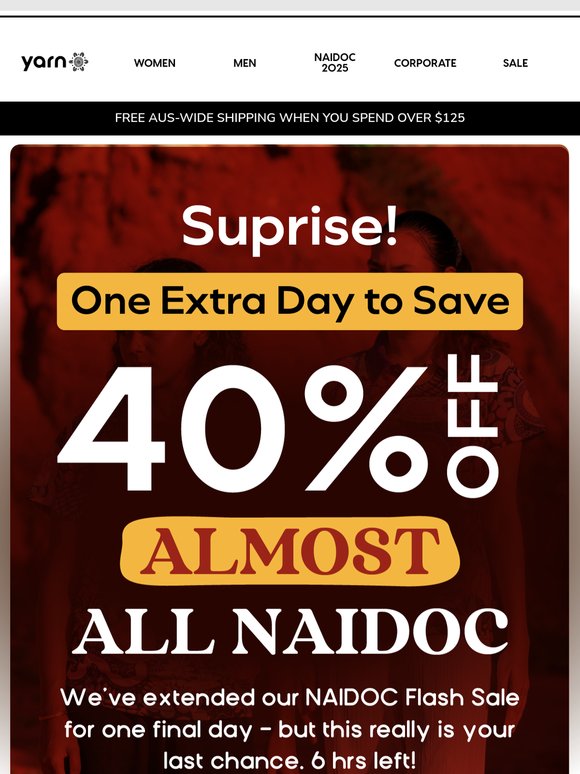 Surprise! One Extra Day to Save😱