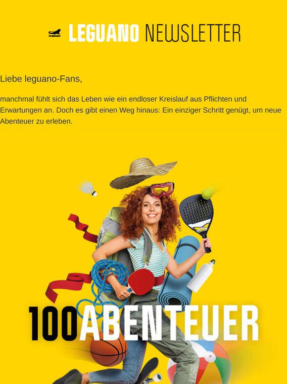 🦶  100 Abenteuer - 1 Paar leguanos