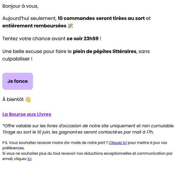 Dernières heures pour tenter votre chance 🎁