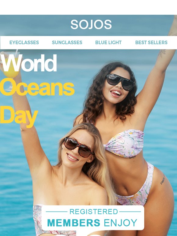 World Oceans Day🌊Inspire your beach look!
