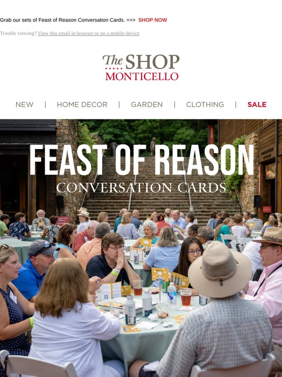 [CIVIC SEASON] Host A Feast of Reason!