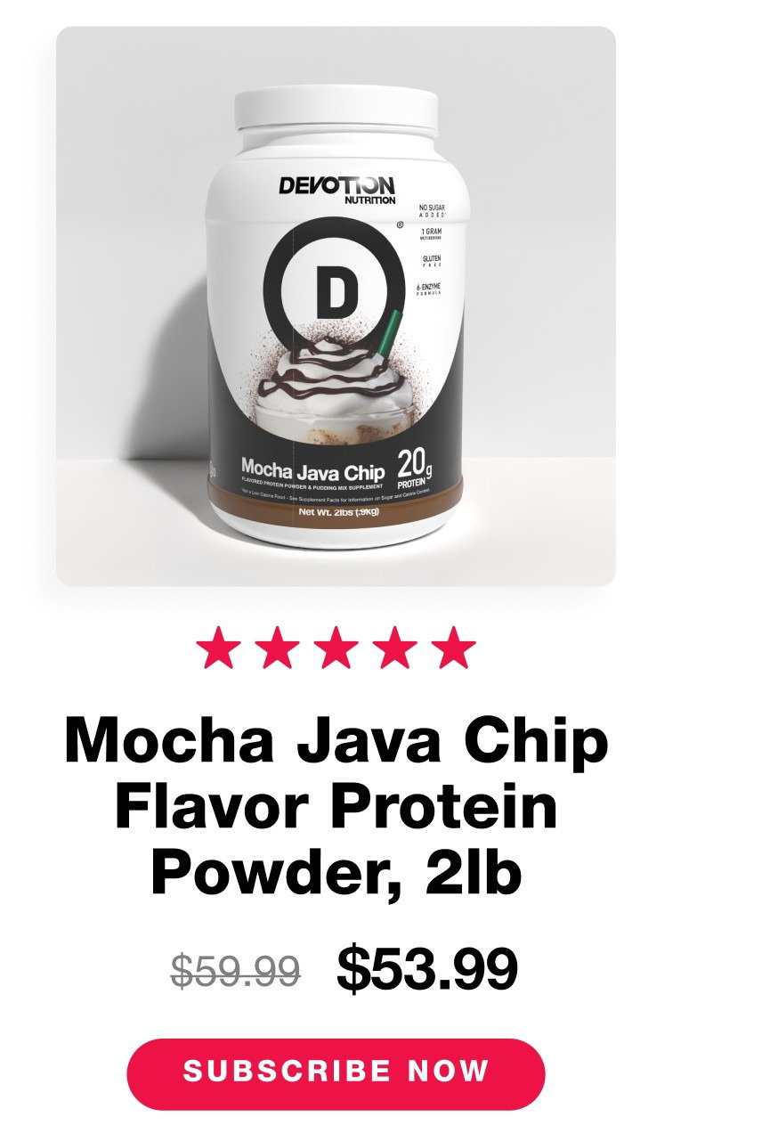 Mocha Java Chip Flavor Protein Powder