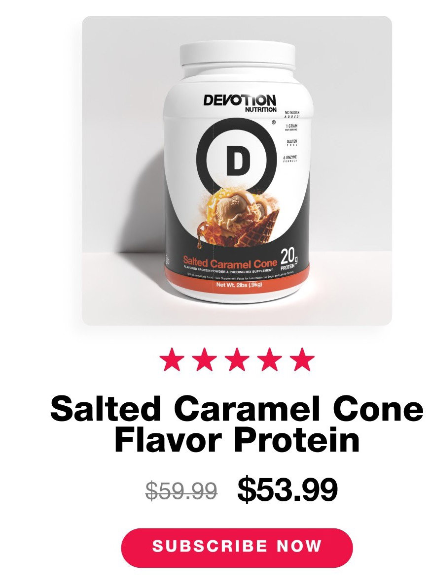 Salted Caramel Cone Flavor Protein Powder