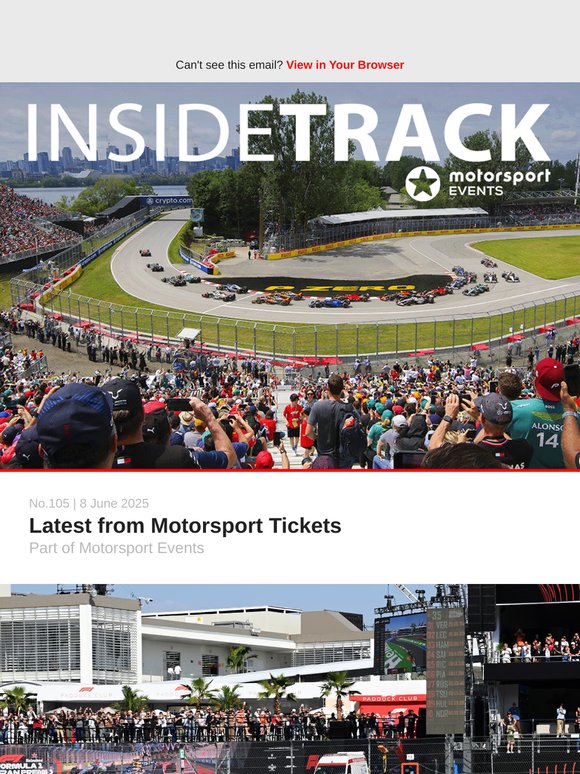 Dear Fan, be the first to know about upcoming motorsport events!