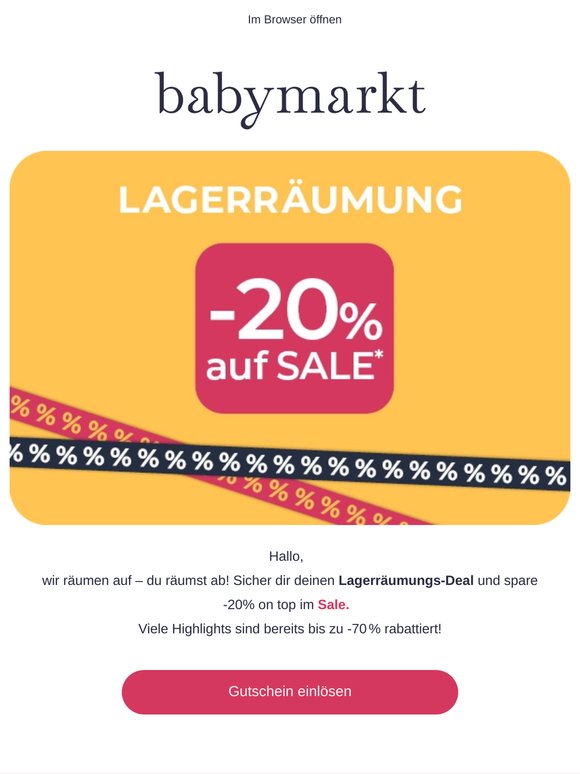 🚨 XXL Lagerräumungs-Rabatt 🚨