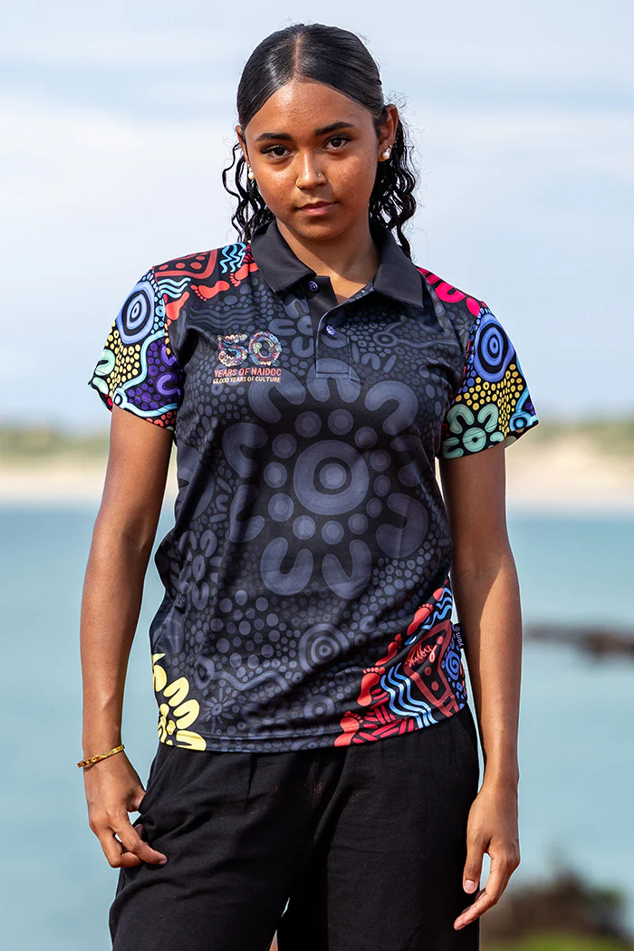 Image of 50 Years Of NAIDOC 2025 Women's Fitted Polo Shirt