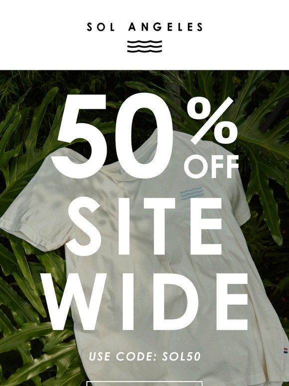 Summer Refresh - 50% Off Select Styles