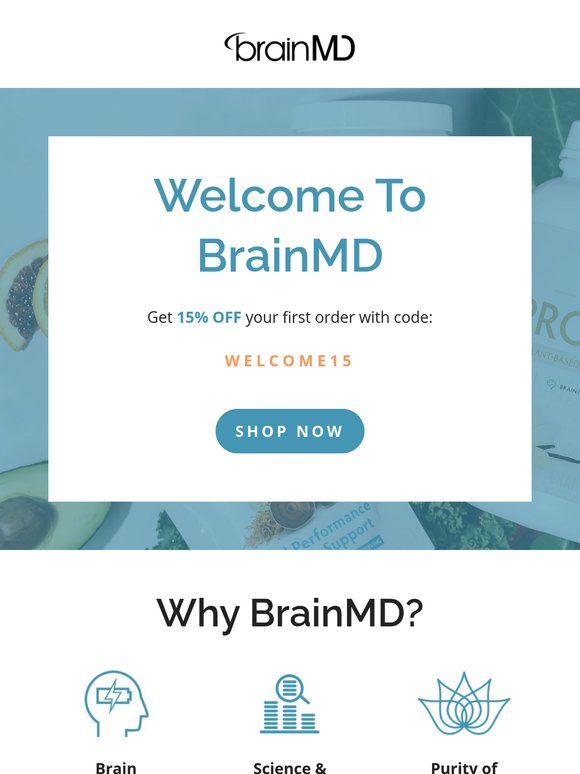 BrainMD: Here's Your Welcome Gift!