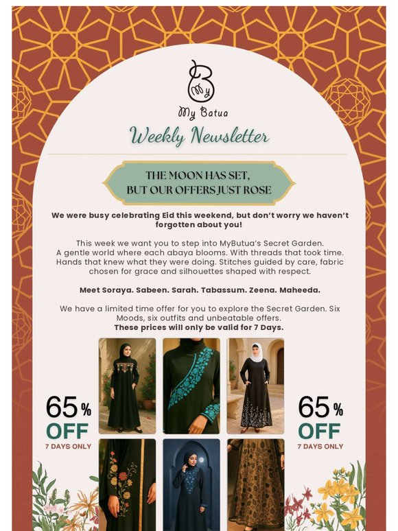 Discover the Secret Garden! Special 7 Days Offer