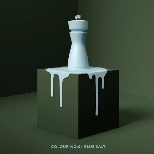 Kenton Salt & Pepper Mill in Blue Salt