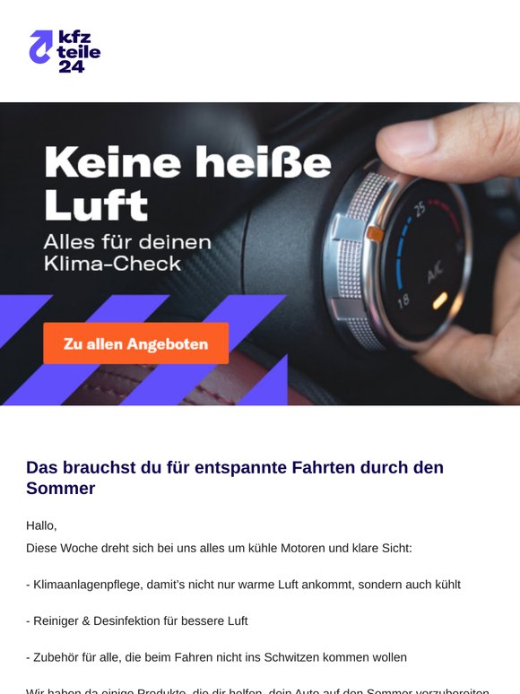 Kühle Motoren und klare Sicht