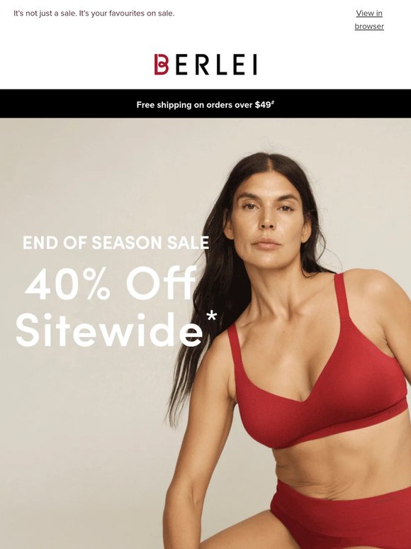 Our bestsellers? Now 40% OFF* ❤️‍🔥