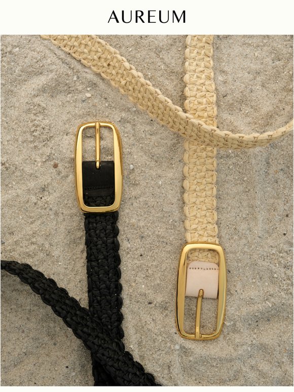Introducing The Raffia Belt...