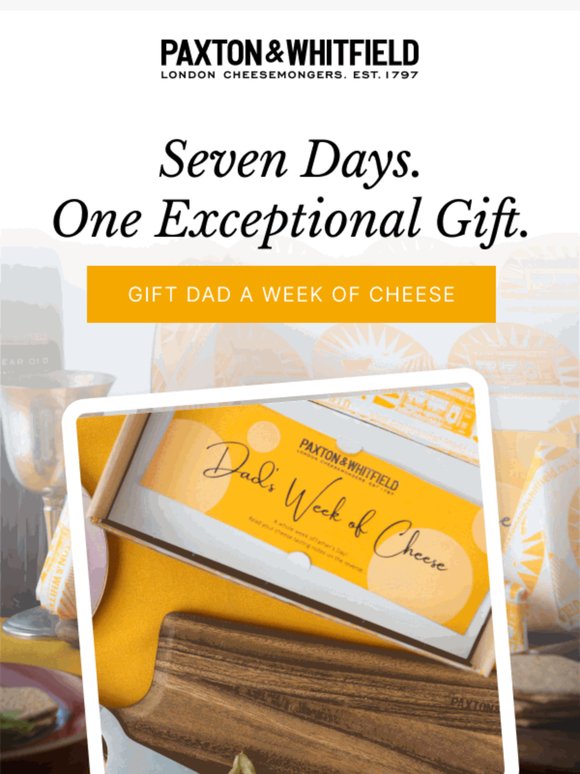 A Week of Cheese? Dad’s Going to Love This